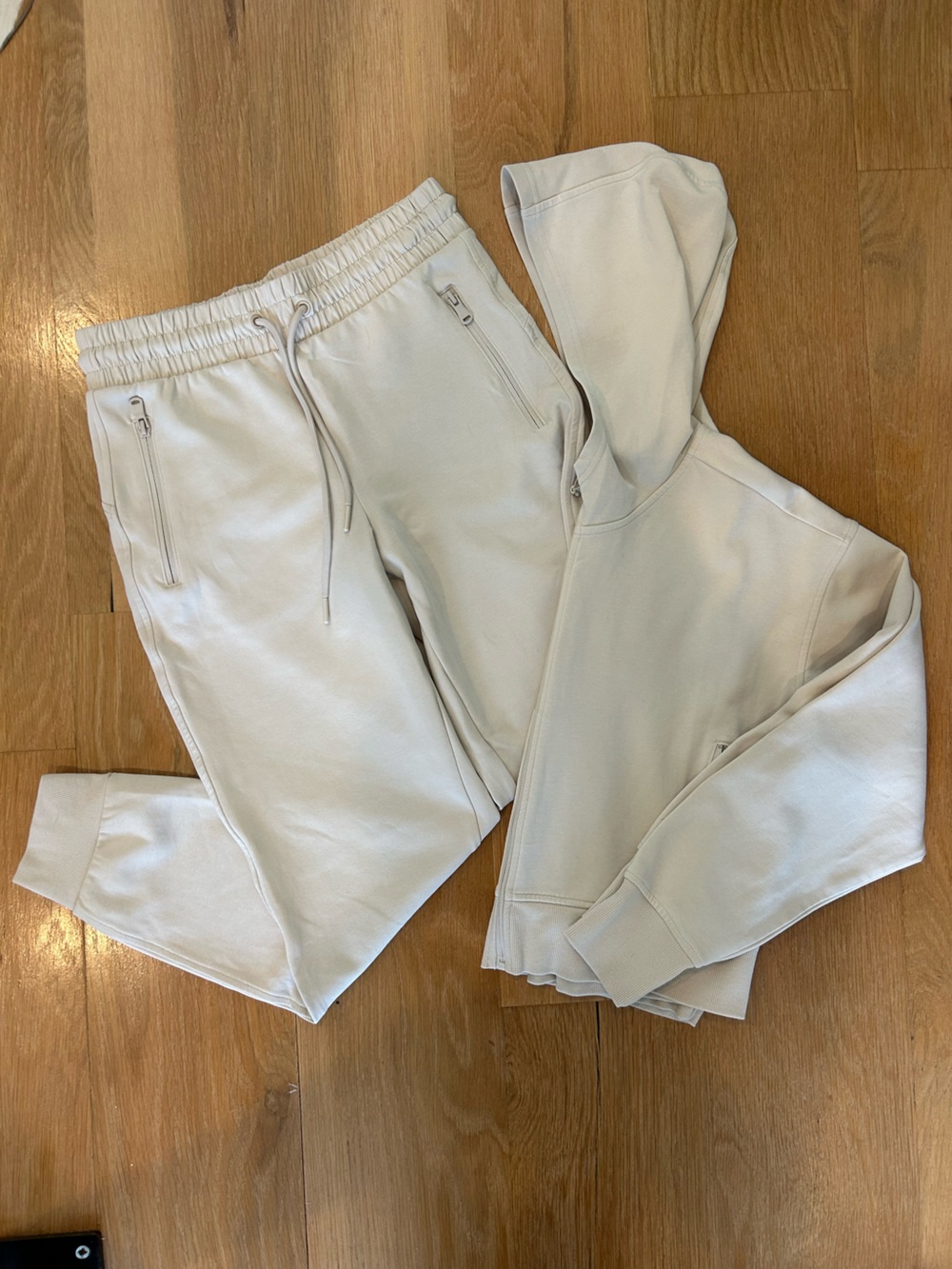 Old Navy Cream Kids Hoodie and Jogger Set